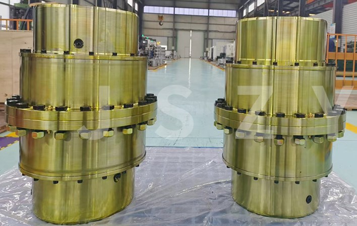 齒式聯(lián)軸器套齒對中情況